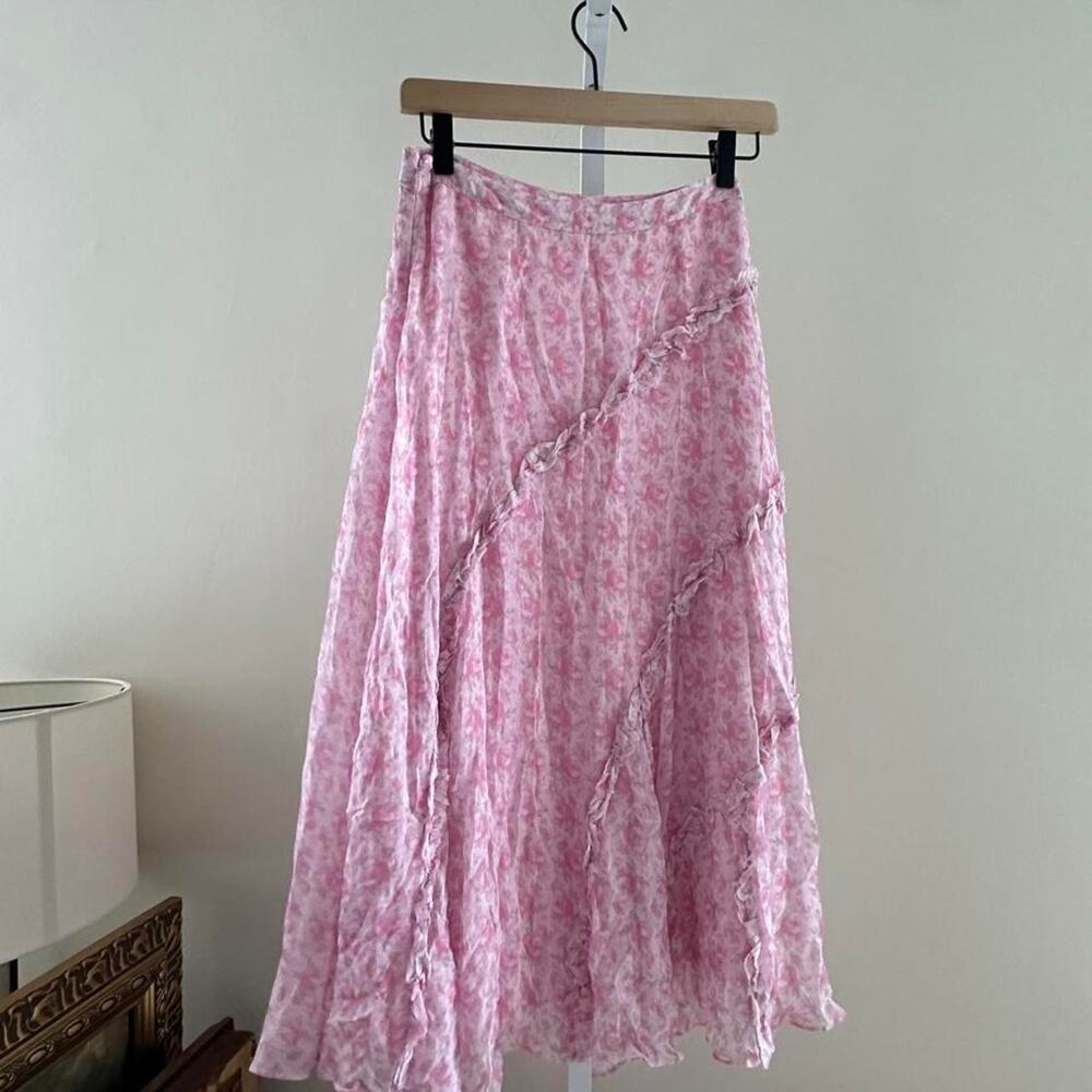 Loveshack fancy pink floral midi